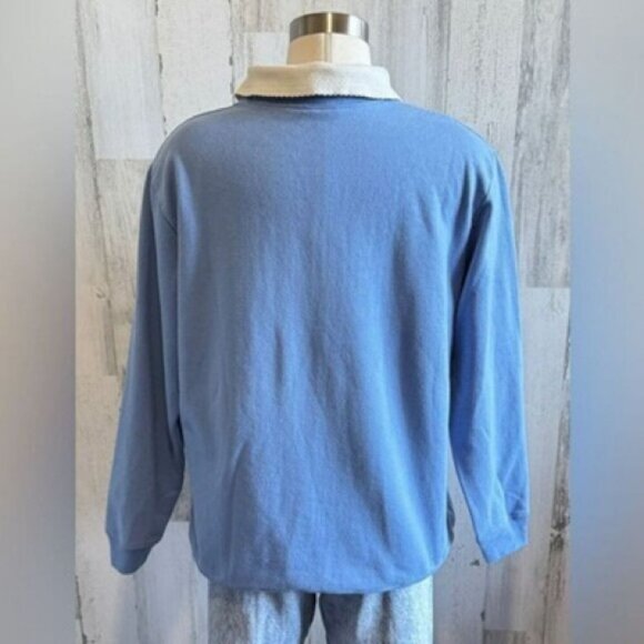 Blue Kids Shirt with Embroidered Designs - Picture 2 of 7